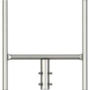 APAC GC76 Series Galvanised Steel Headframe, 2 Sector - View 2 (100-AP-GC76-HF2)