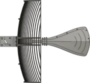 Powertec 4G-5G Wideband Grid Antenna, 698 to 4000 MHz, 4.3-10 Female - View 5 (106-VGR-6940-20.432)