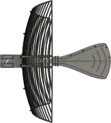 Powertec 4G-5G Wideband Grid Antenna, 698 to 4000 MHz, 4.3-10 Female - View 4 (106-VGR-6940-20.432)